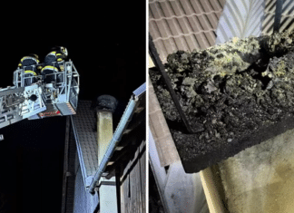 Feuerwehreinsatz: Kaminbrand
