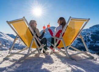 Nassfeld serviert chilligen Soundtrack zum Sonnenskilauf