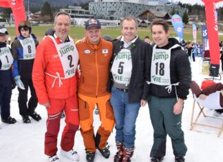 Thomas Morgenstern schnallte für den guten Zweck die Sprungski an