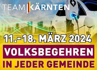 Kein Elektroauto-Zwang: Bundesweites Volksbegehren startete gestern