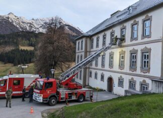 Atemschutzübung im Kloster Maria Luggau