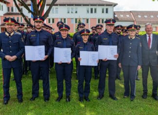 Feierliche Ausmusterung