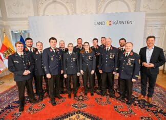 Kärntner Feuerwehrleute wurden ausgezeichnet