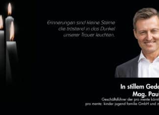Schwerer Verlust: pro mente kärnten-Geschäftsführer Mag. Paul Streit verstorben