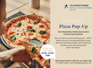 Pizza Pop-Up: Das Falkensteiner Hotel & Spa Carinzia ruft zum Pizza-Sommer!
