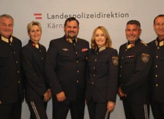 Neue Leitungsfunktionen bei der Kärntner Polizei