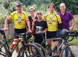 Großzügige Spende: Radlwolf und Michi Kurz unterstützen Birdhan Kulung aus Nepal