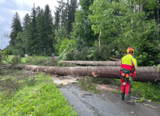Unwetterschäden im Bezirk Hermagor: Gewitter verursacht Verkehrsbehinderungen und Schäden