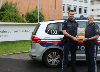 Defibrillatoren für Kärntner Polizei: „Im Ernstfall lebensrettend“