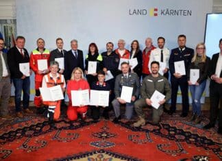 Land Kärnten sagt mit Empfang zu Ehren der Einsatzkräfte „Danke“