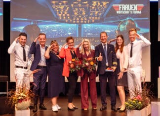 Punktlandung mit Pilot Philip Keil beim FrauenWirtschaftsForum 2024 in Velden