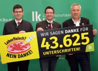 43.625 Unterschriften gegen Laborfleisch – Starkes Votum für Verbot