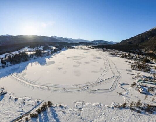 Achtung Lebensgefahr! Pressegger See zum Eislaufen gesperrt