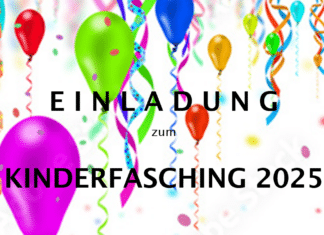 🎭 Einladung zum Kinderfasching 2025 🎉
