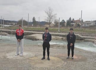 Kanusport/Kanu-Slalom in Laibach: Rang 2 für Max Steinbrenner aus dem Gailtal!