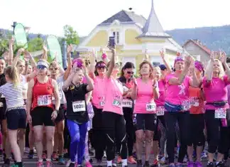 Sportveranstaltung zugunsten der Krebshilfe Kärnten: Frauen laufen für den guten Zweck in Velden – sei auch du dabei!