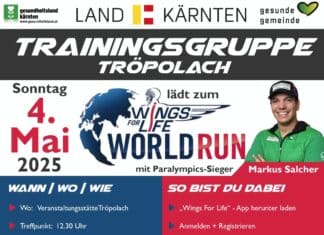 Team Markus Salcher Tröpolach – Gemeinsam beim Wings for Life World Run!