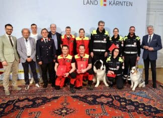 Land Kärnten ehrt Lebensretterinnen und Lebensretter