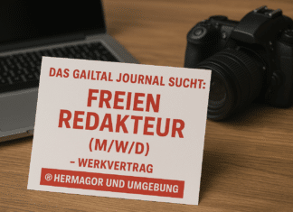 Das Gailtal Journal sucht: Freien Redakteur (m/w/d) – Werkvertrag