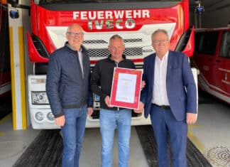 FF Hermagor: Ehrung für Christof Rohr durch die Wirtschaftskammer