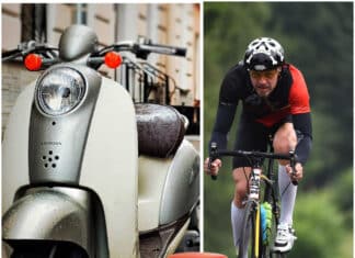 Verkehrsunfall auf der Florianistraße in Finkenstein: Mopedfahrer stürzt nach unerwartetem Gegenkommen eines Rennradfahrers