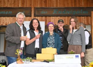Rudnig Alm: Offizieller Gailtaler Almkäse g.U. -Anschnitt 2025