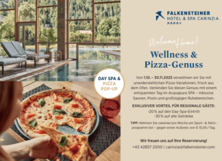 Wellness & Pizza Pop-up im Falkensteiner Hotel & Spa Carinzia