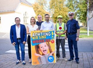 Schulbeginn: Plakataktion für mehr Verkehrssicherheit in ganz Kärnten