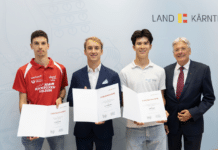 Ehrung für drei erfolgreiche Kärntner Sportler!