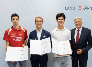 Ehrung für drei erfolgreiche Kärntner Sportler!