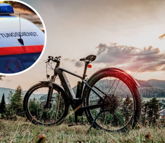 Gailradweg: Schwer alkoholisierter Radfahrer nach E-Bike-Unfall im Krankenhaus