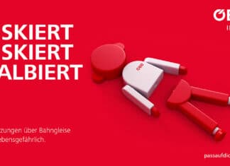 ÖBB-Sicherheitskampagne: Nicht das Leben riskieren