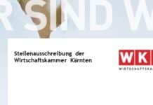 Die Wirtschaftskammer Kärnten sucht eine engagierte Führungspersönlichkeit