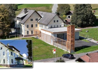 Gemeinschaftshaus in der Zielgeraden