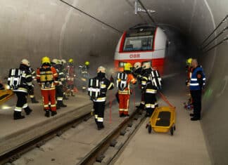 ÖBB: Großeinsatz im Koralmtunnel zum Abschluss der Übungsphase