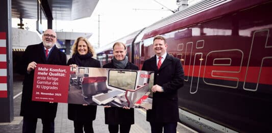 Railjet-Modernisierung: Kärnten und Osttirol profitieren vom ersten upgegradeten Railjet-Erlebnis!