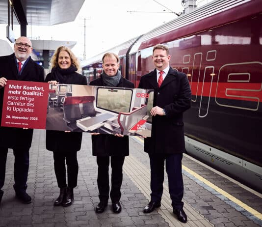 Railjet-Modernisierung: Kärnten und Osttirol profitieren vom ersten upgegradeten Railjet-Erlebnis!