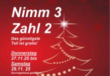 Weihnachtszauber: “Nimm 3, zahl 2” – drei Tage voller Vorfreude!