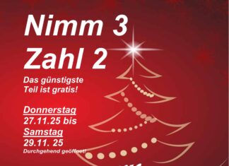 Weihnachtszauber: “Nimm 3, zahl 2” – drei Tage voller Vorfreude!