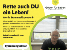 Dein Einsatz kann Leben retten: Typisierungsaktion als Stammzellspender:in im LKH Laas!