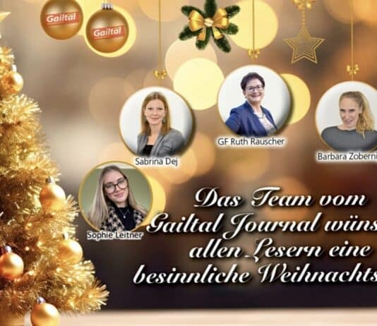 Das Gailtal Journal wünscht frohe Festtage und einen gelungenen Start ins Jahr 2026
