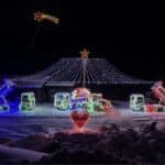 Firma Strasser verzaubert das Lesachtal mit leuchtender Botschaft