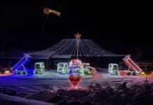 Firma Strasser verzaubert das Lesachtal mit leuchtender Botschaft