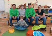 Bewegung für den guten Zweck: Das Christkind war bei Noah!