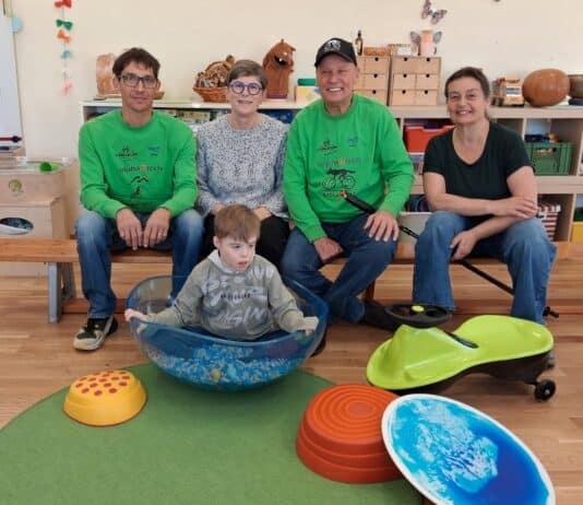 Bewegung für den guten Zweck: Das Christkind war bei Noah!