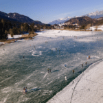 Die letzten Ferientage sportlich nutzen: Ca. 2 Kilometer Natureis am Weissensee laden zum Genießen!