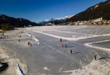 Eislauffans aufgepasst: Weissensee Ostufer auch zum Eislaufen freigegeben!