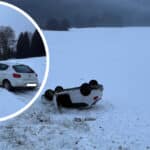 Glück im Unglück: Auto überschlägt sich – Lenkerin unverletzt