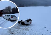 Glück im Unglück: Auto überschlägt sich – Lenkerin unverletzt