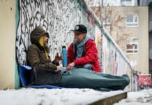 Eiseskälte: Notschlafstelle in Klagenfurt am Limit